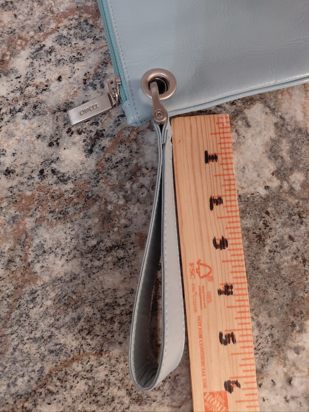 HOBO Light Blue Leather Wristlet Clutch - Picture 7 of 9